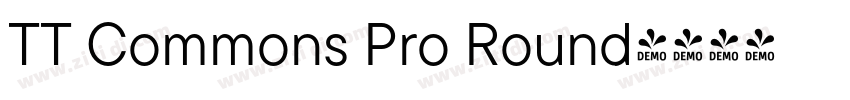 TT Commons Pro Round字体转换